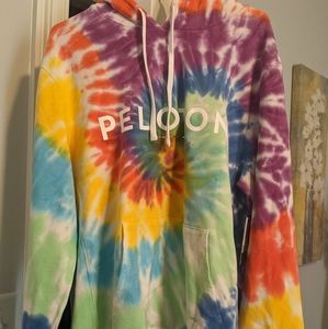 Peloton rainbow hoodie size large